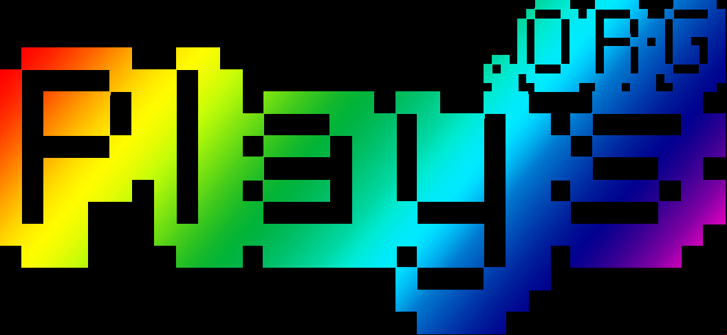 plays.telechargervous.com logo in rainbows.