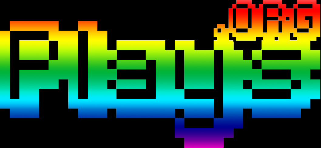 plays.telechargervous.com logo in rainbows.