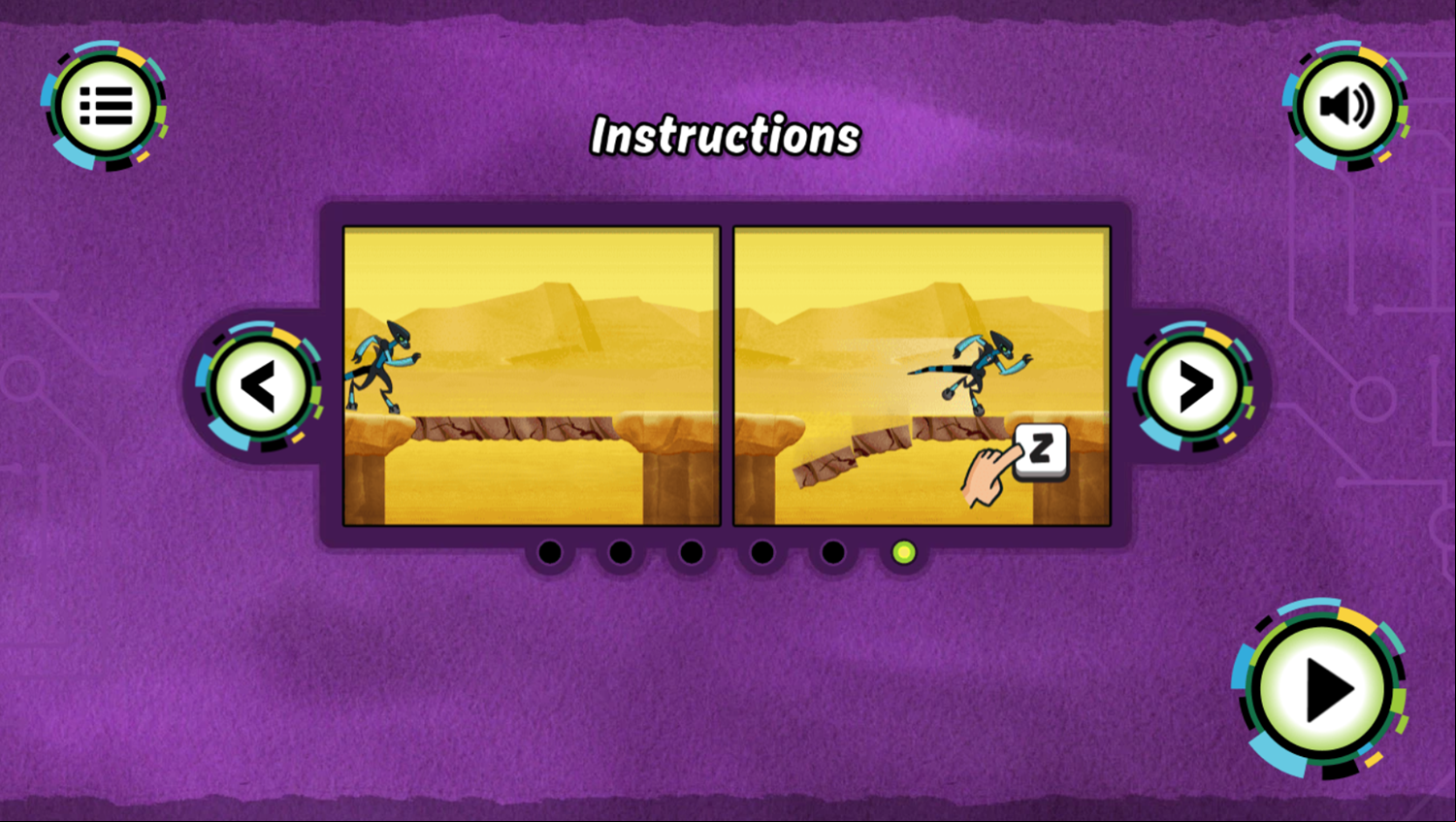 Ben 10 Hero Time Game Fifth Skill Screenshot.