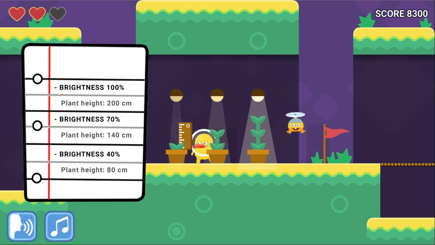 DocDuck Scientific Method Game Trial Results Screenshot.