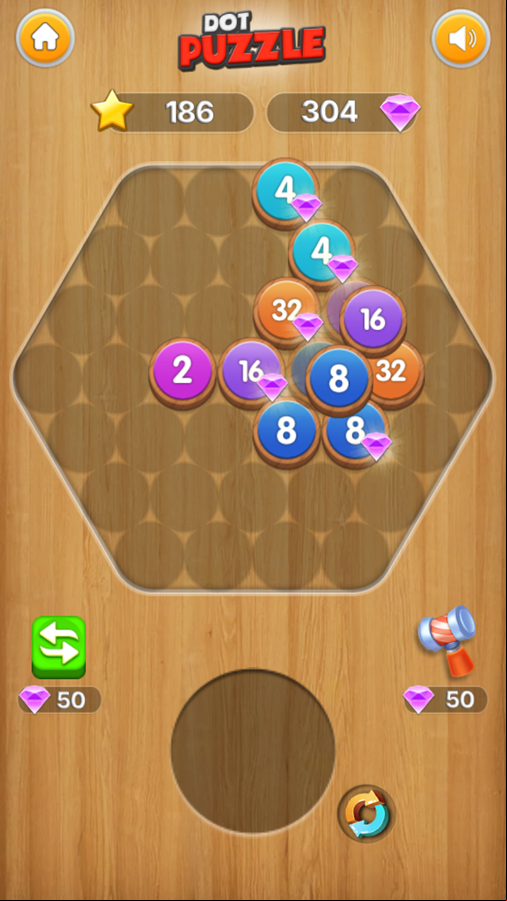 Dot Puzzle Game Play Screenshot.