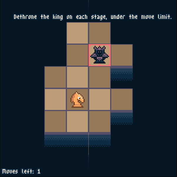 Horse Knight Game Level Goal Screenshot.