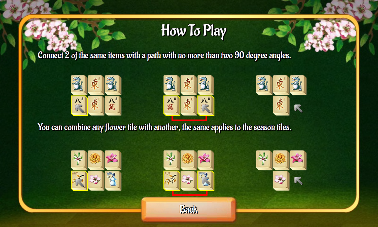 Jolly Jong Connect Game How To Play Screenshot.