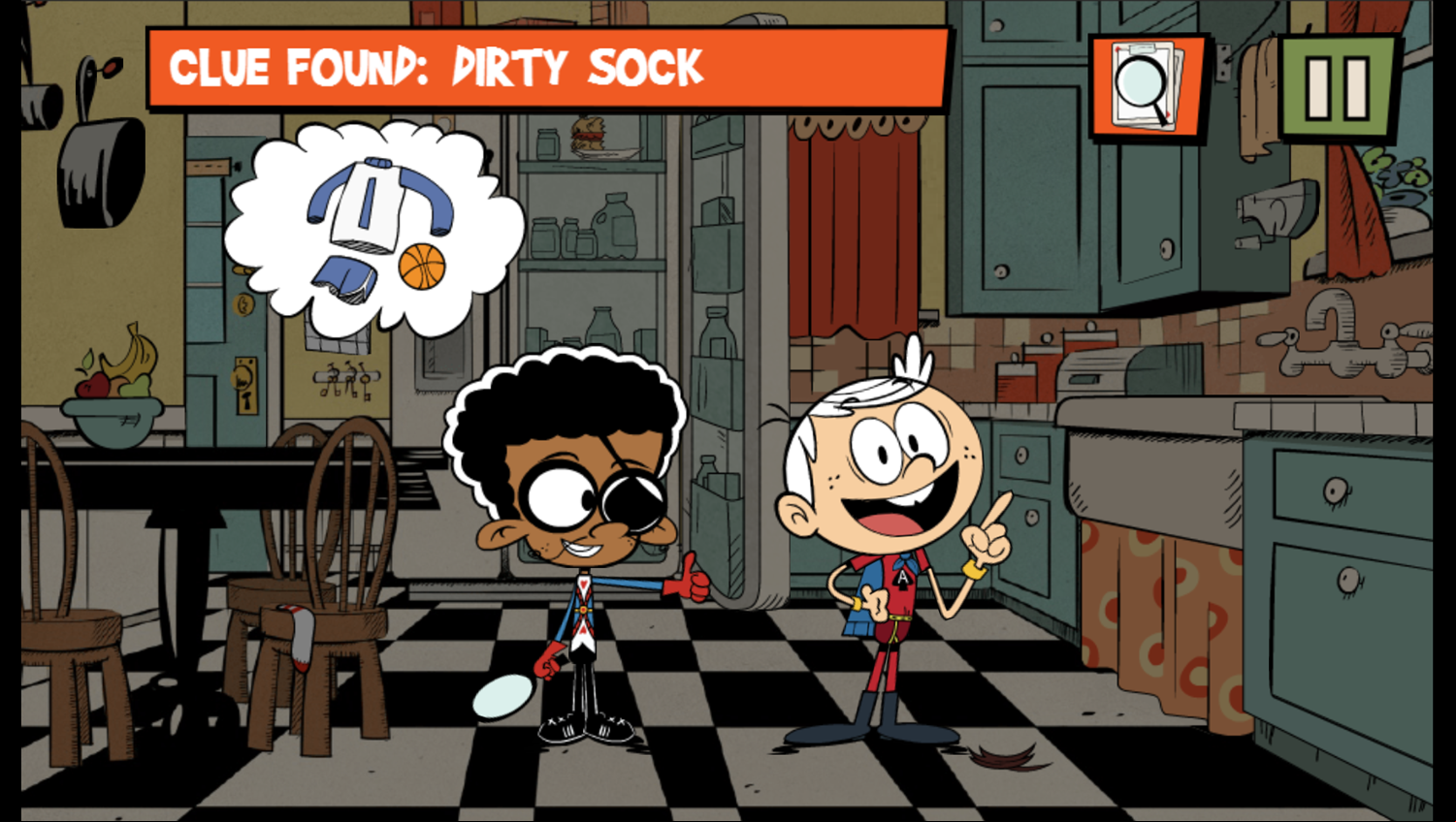 Loud House Ace Savvy Game Screenshot.
