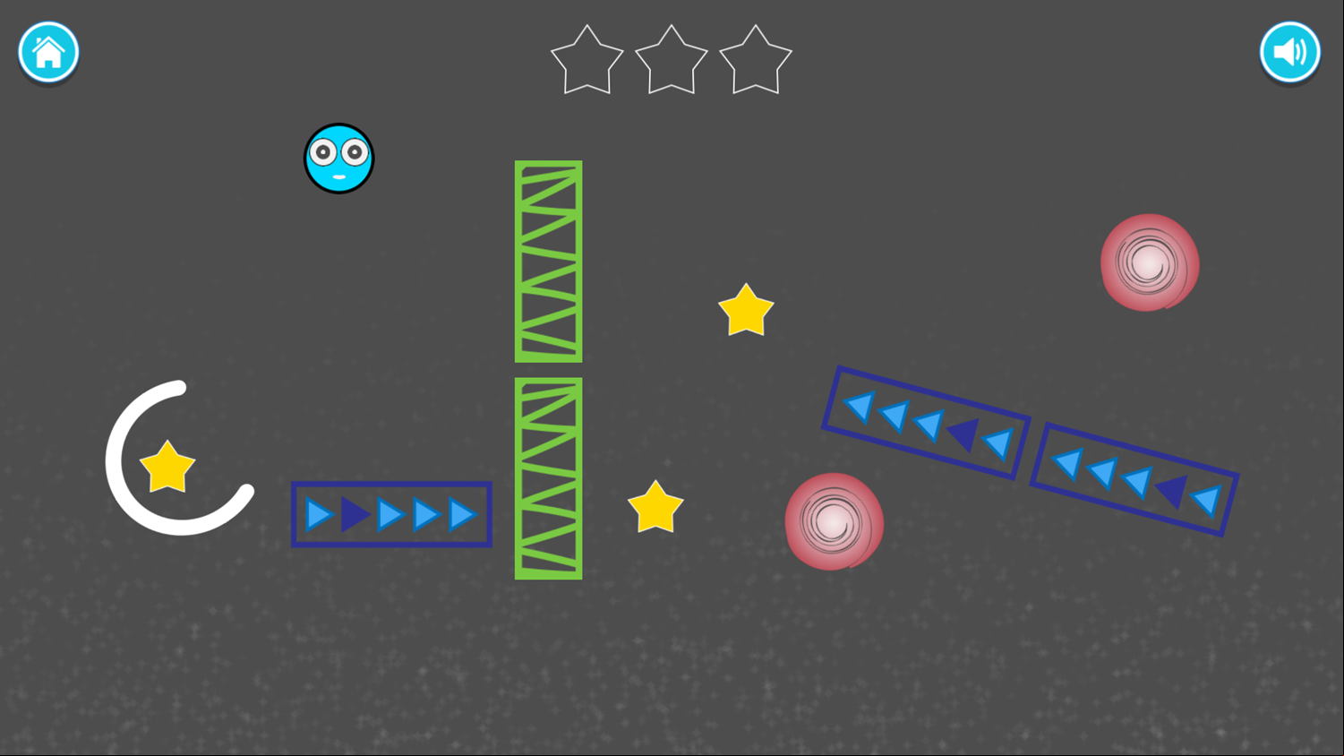 Newton Garage Game Level Progress Screenshot.