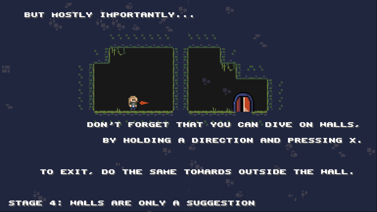 Oasis Game Wall Instructions Screen Screenshot.
