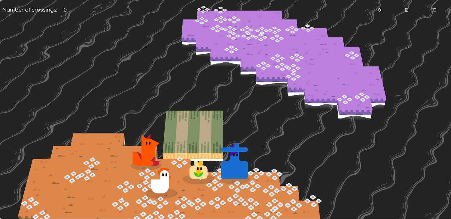 On Off Boat Game Screenshot.