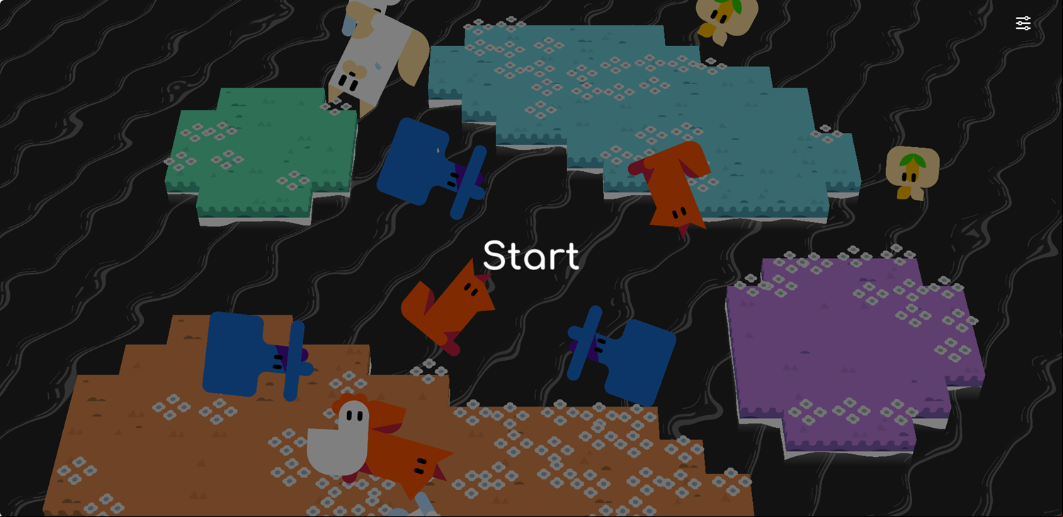 On Off Boat Game Welcome Screen Screenshot.