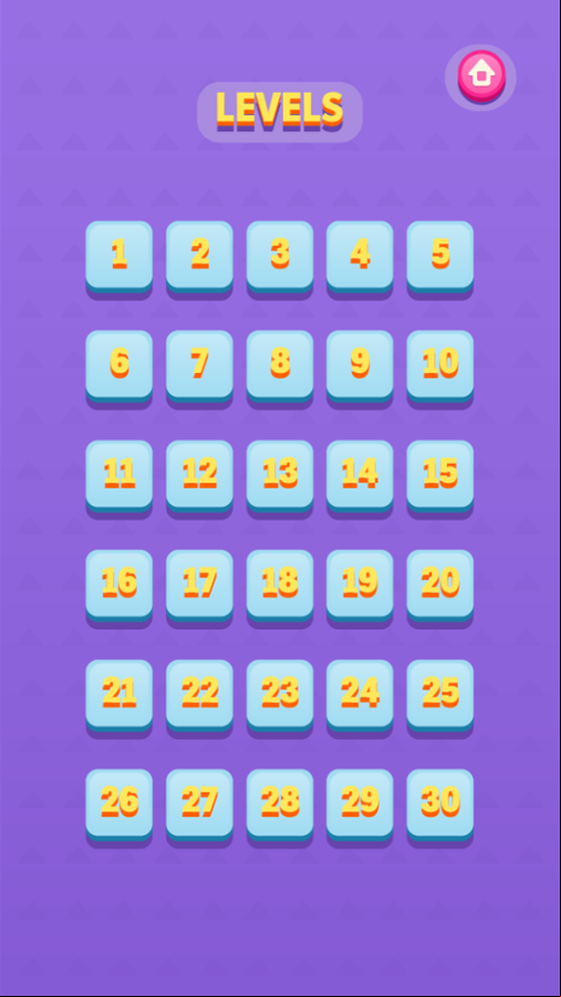 Pinball Rush Game Level Select Screen Screenshot.