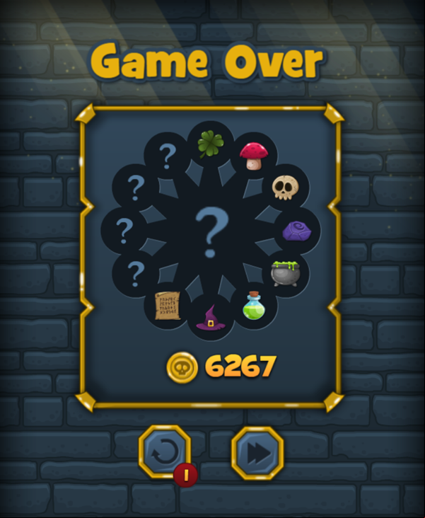 Salazar Game Over Screenshot.