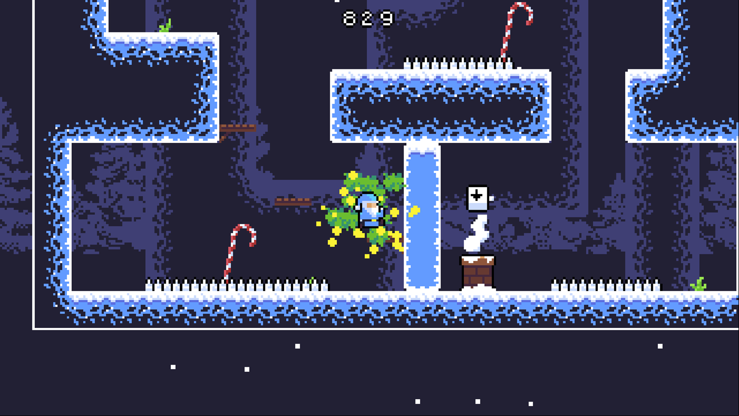 Santa's Secret Gift Game Level Progress Screenshot.
