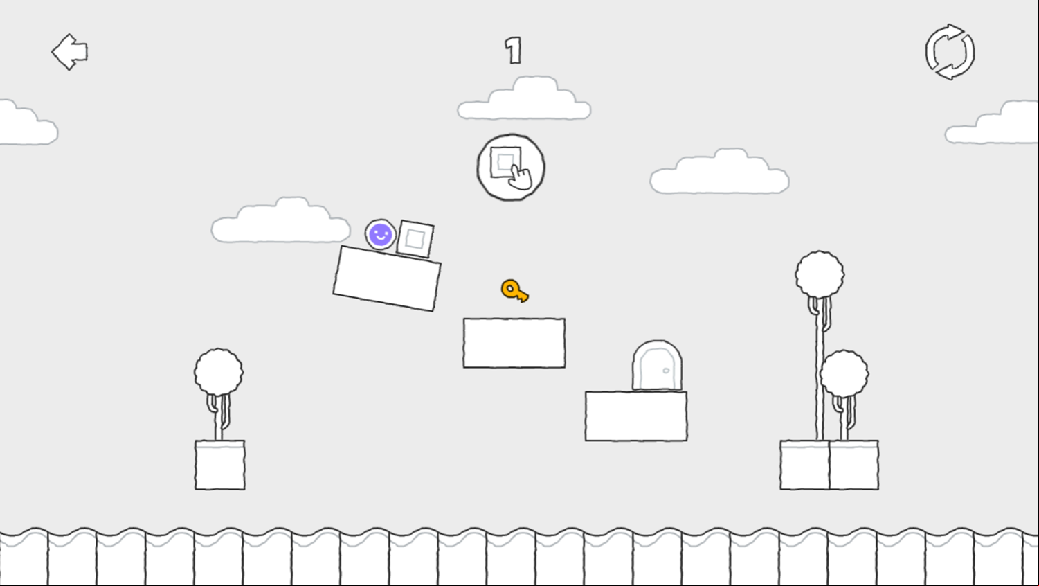 Scribble World Physics Puzzle Game Break a Block Screenshot.