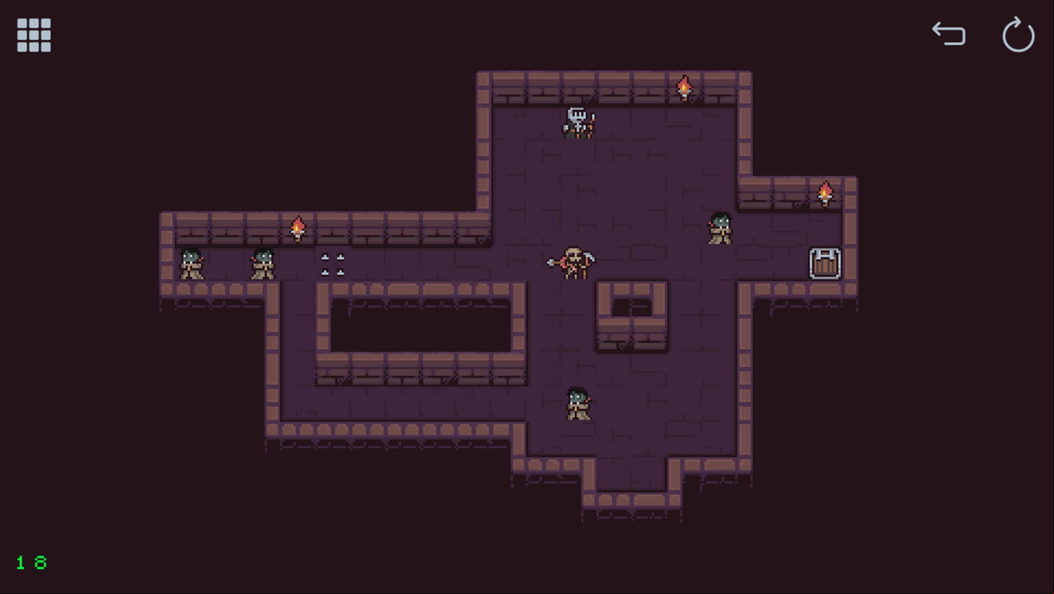 Slidungeon Game Screenshot.