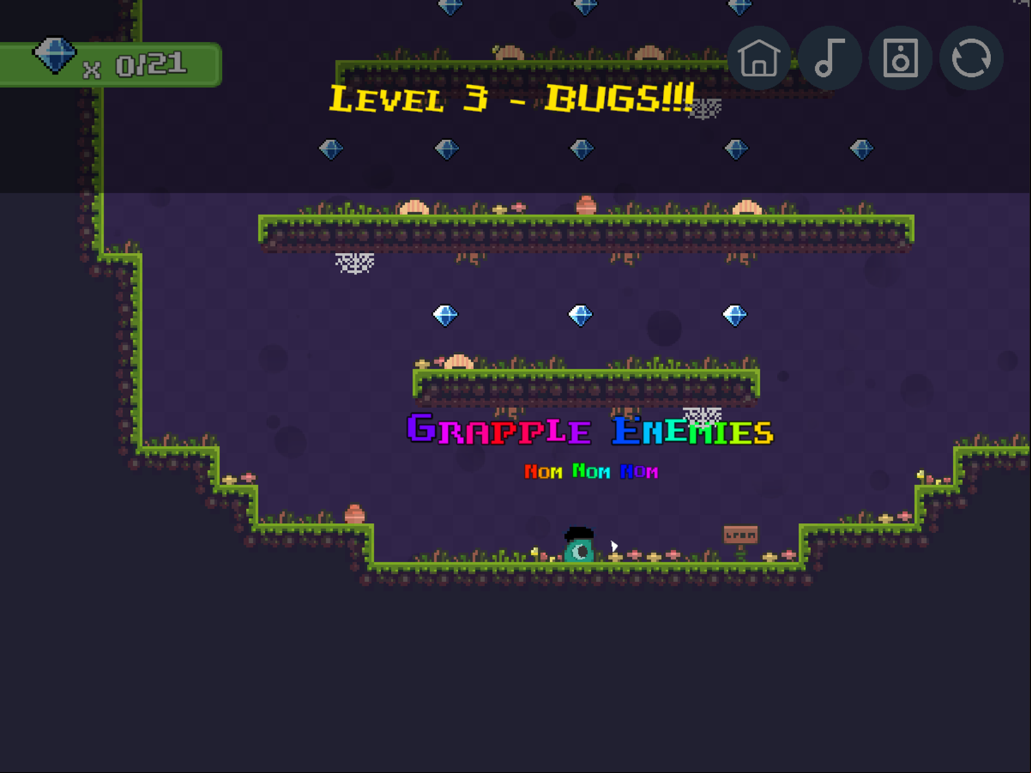 Slime Climb Game Next Level Screenshot.