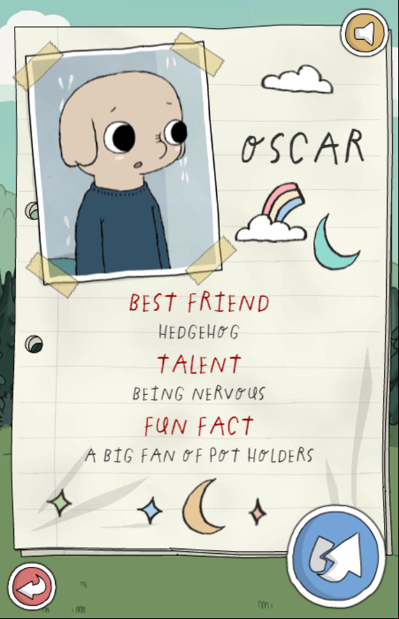 Summer Camp Island Bubble Trouble Game Profiles Screenshot.