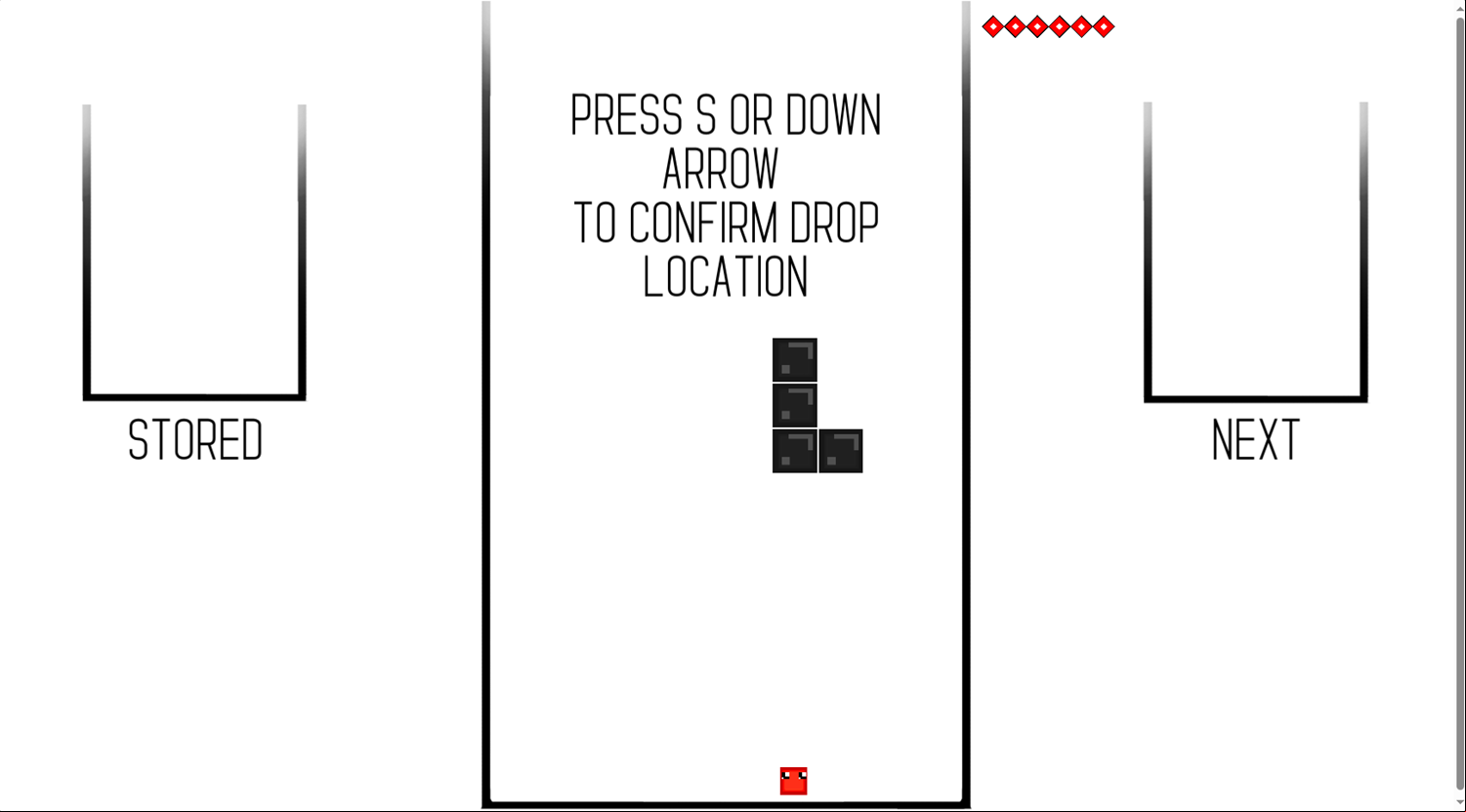 Tetrimino Game How To Drop Screenshot.