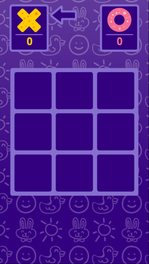 Tic Tac Toe Math Game Start Screenshot.