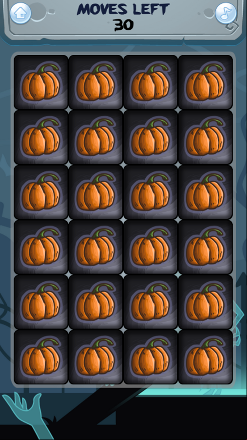 Trick or Treat Game Start Screenshot.
