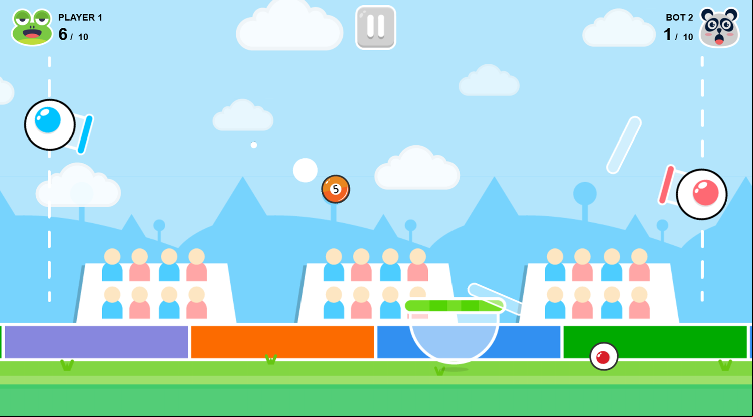 Tube Game Play Screenshot.